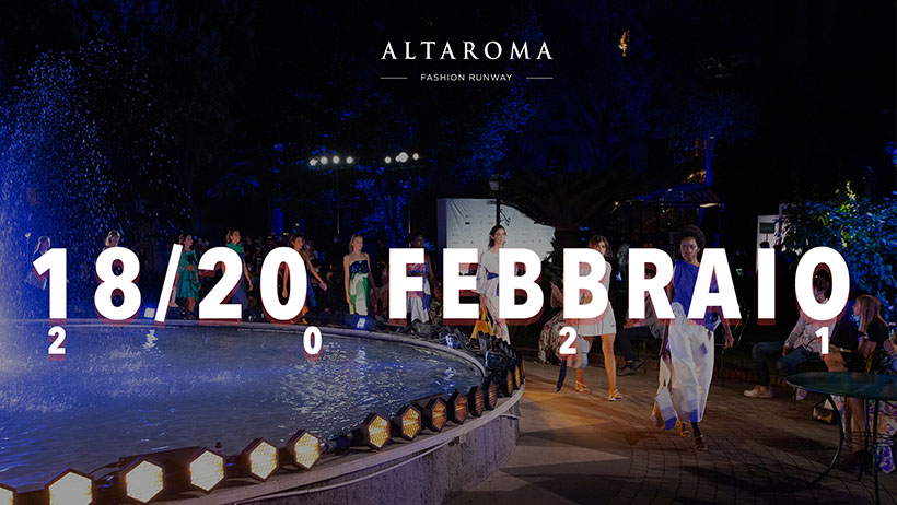 Altaroma annuncia l’edizione 2021 in formato digitale. Scenario delle 12 sfilate in programma gli Studios di Cinecittà.
