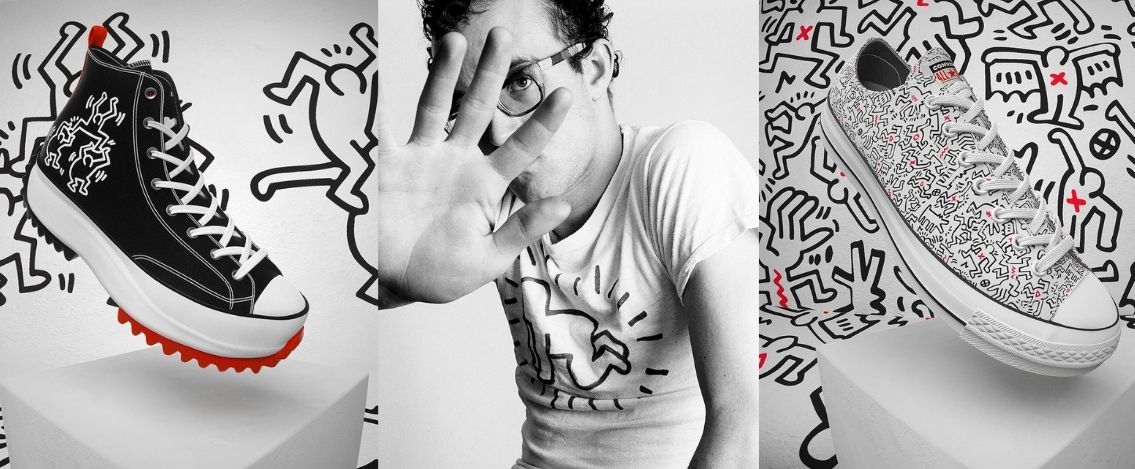 Converse e Keith Haring firmano una collezione All Stars in stile pop