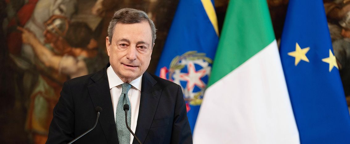 Retequattro, lo speciale sulle comunicazioni del premier Mario Draghi