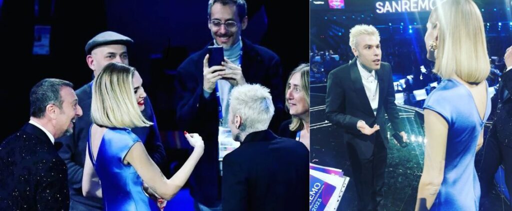 Fedez e Chiara Ferragni, il racconto di chi ha assistito alla lite sul palco dell'Ariston