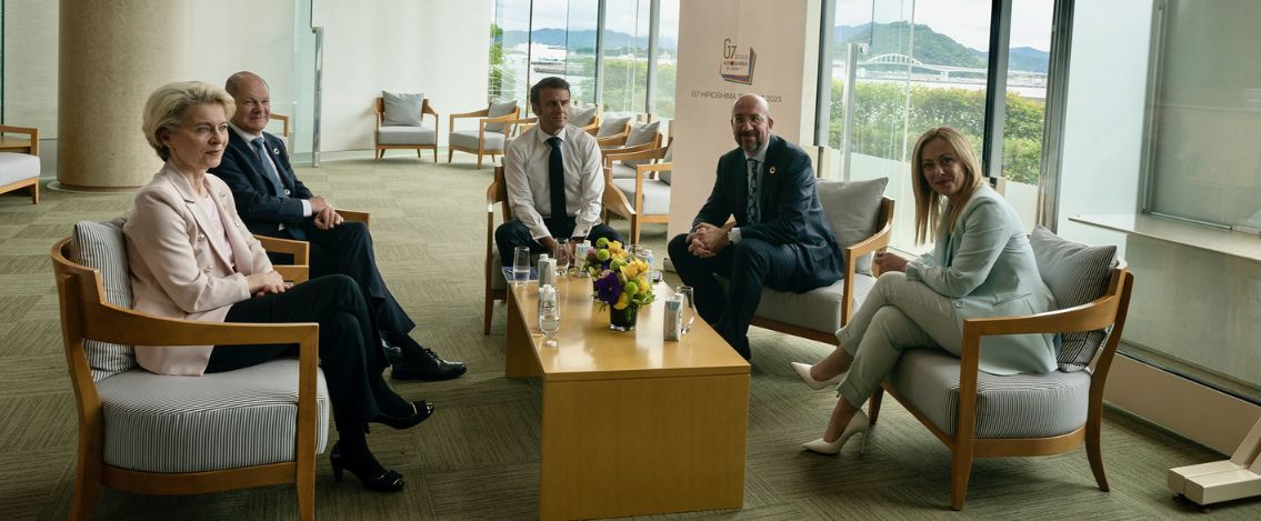 G7, l'incontro di Giorgia Meloni con il premier britannico. Attesa per Zelensky