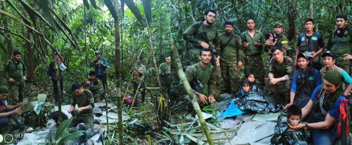 Colombia incidente aereo, 4 fratelli ritrovati nella foresta dopo 40 giorni