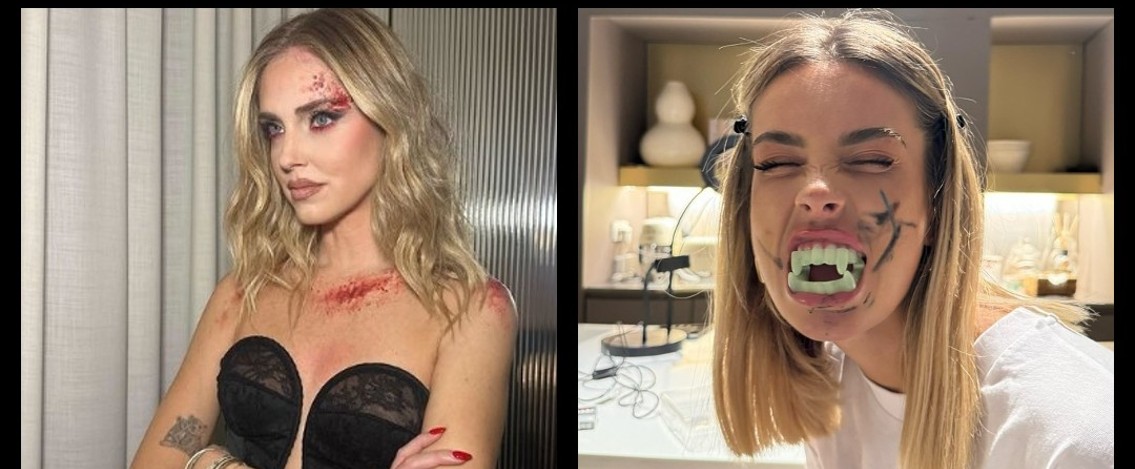 Halloween, da Chiara Ferragni a Sophie Codegoni e Alessia Marcuzzi: il costume più originale delle tre vip