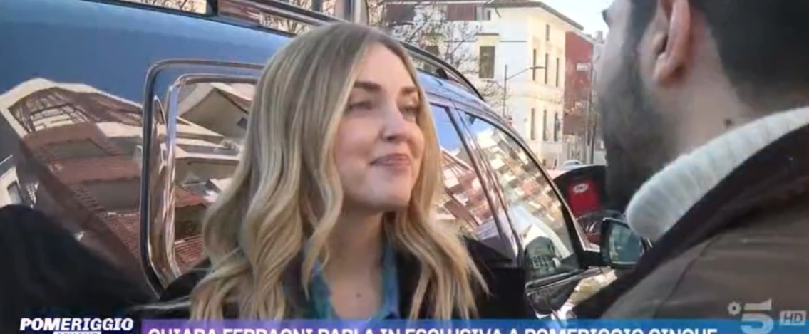 Chiara Ferragni parla ai microfoni di Pomeriggio Cinque. Le dichiarazioni