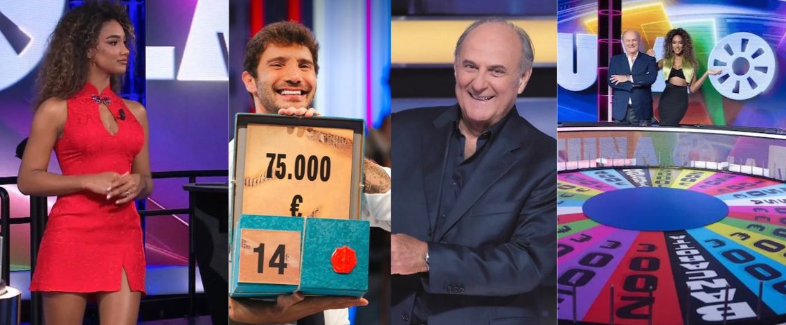 “Affari Tuoi” riparte in salita: De Martino sottotono, “La Ruota Della Fortuna” vince la sfida degli ascolti “Affari Tuoi” riparte in salita: De Martino sottotono, “La Ruota Della Fortuna” vince la sfida degli ascolti