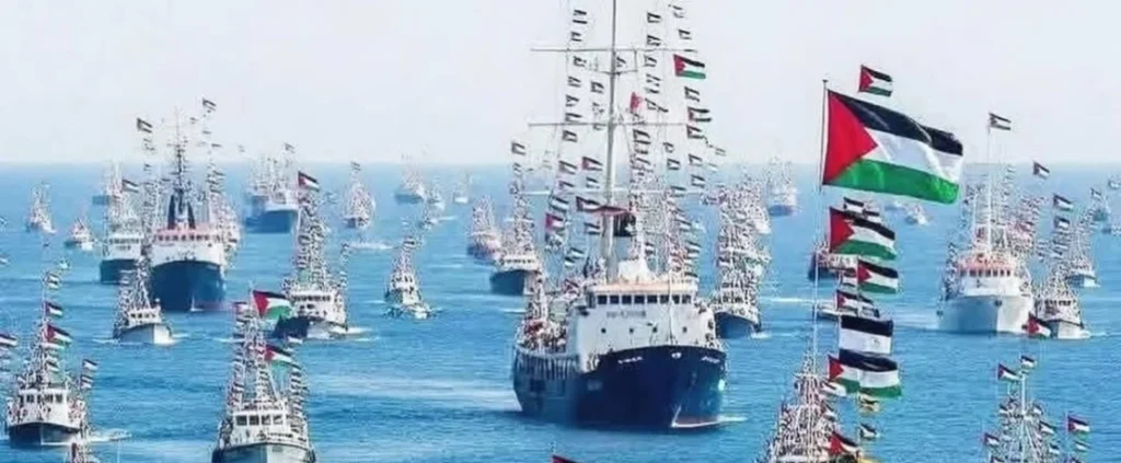 La Flotilla ancora sotto attacco a sud di Creta tra bombe sonore e droni
